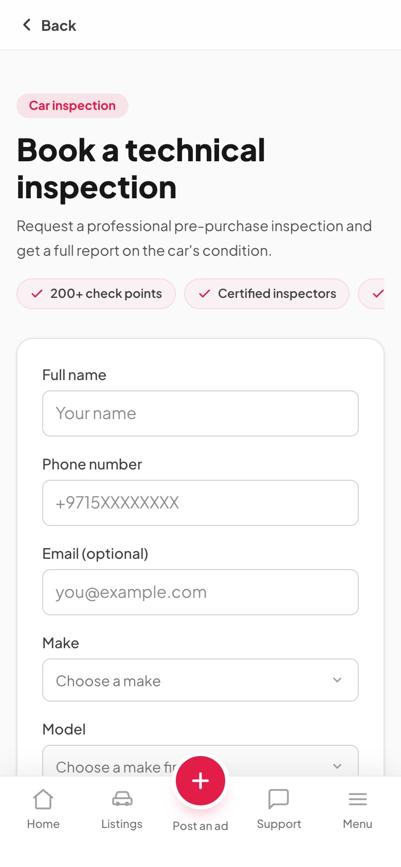 Car inspection